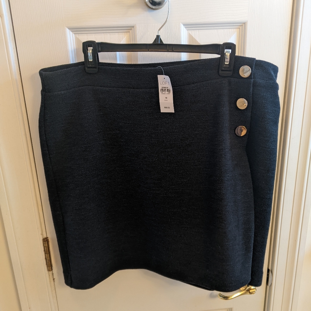 Loft Blue Skirt Size 18